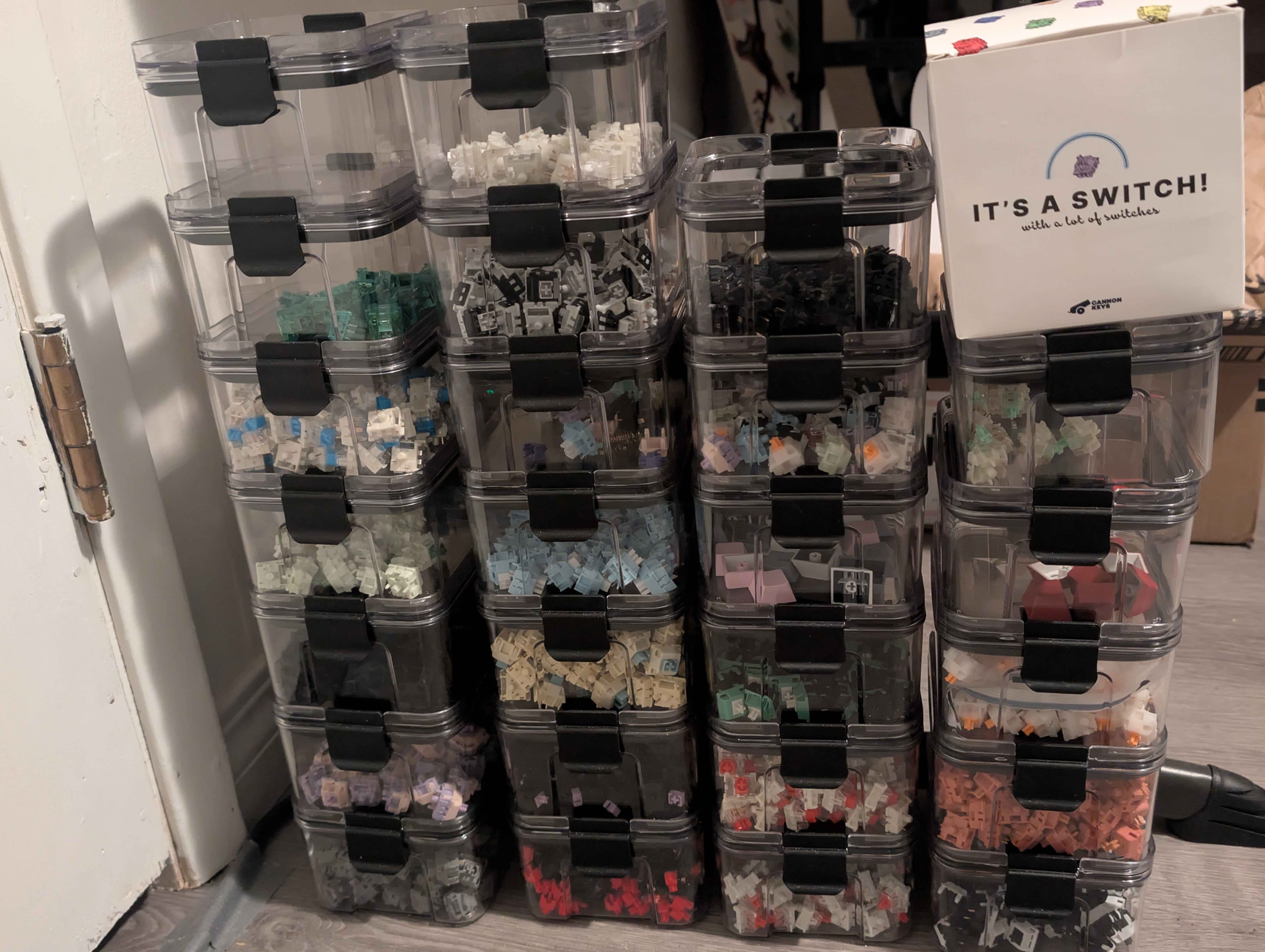 Spare keyboard switches