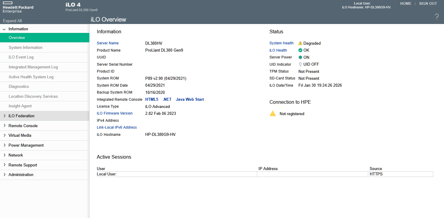 This server runs my instance of Hyper-V that houses most of my VMs