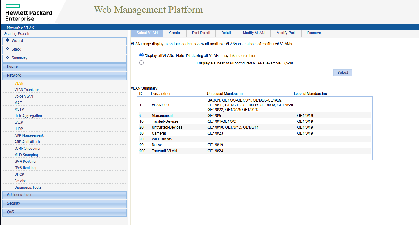 This is my layer 3 switch, I have 2 of these that either acts as the gateway or moves traffic straight to the firewall.