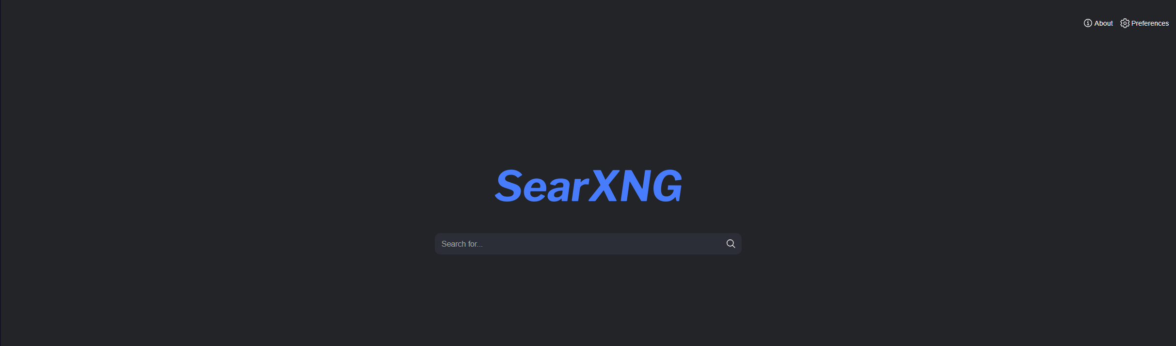 A self hosted meta search engine that takes results from multiple search engines